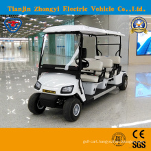 6 Seater off Road Battery Powered Laminated Glass with Wiperclassic Shuttle Electric Sightseeing Golf Car for Sale